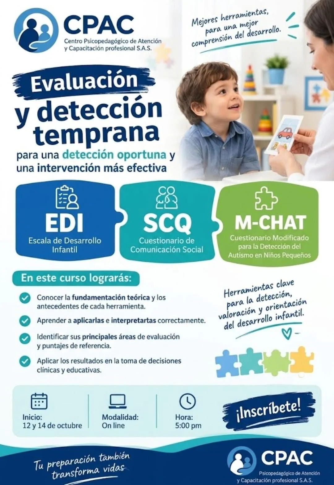 CPAC: Evaluación y detección temprana